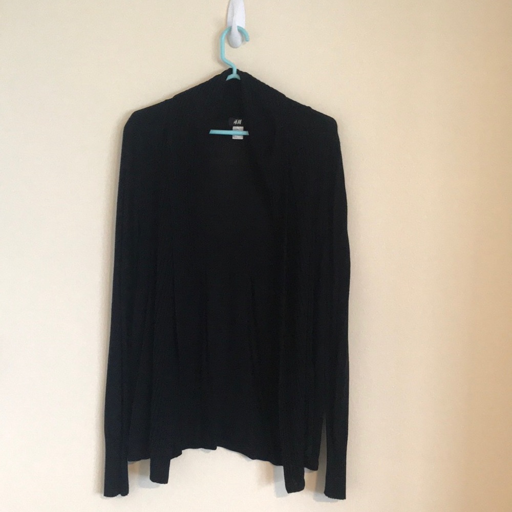 Black cardigan
